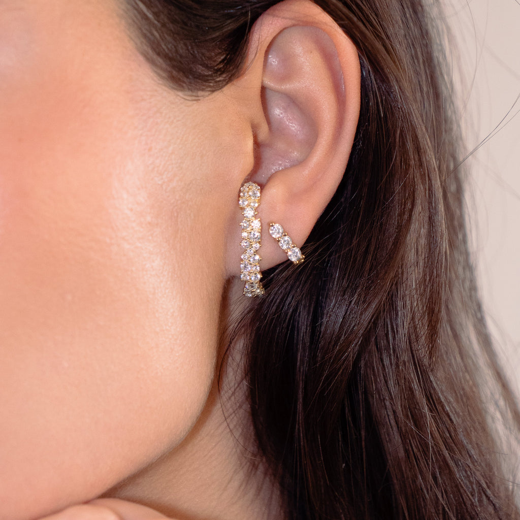 CONSTANTE mono-boucles plaque or - oxalá 