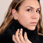 mono-boucle audacieuse plaqué or - Oxalá