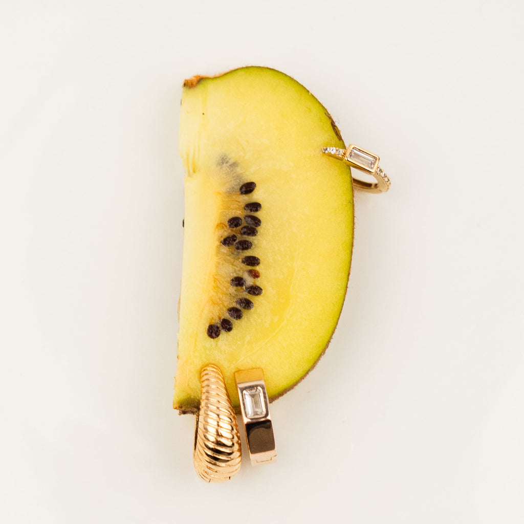 mono-boucle audacieuse or - Oxalá